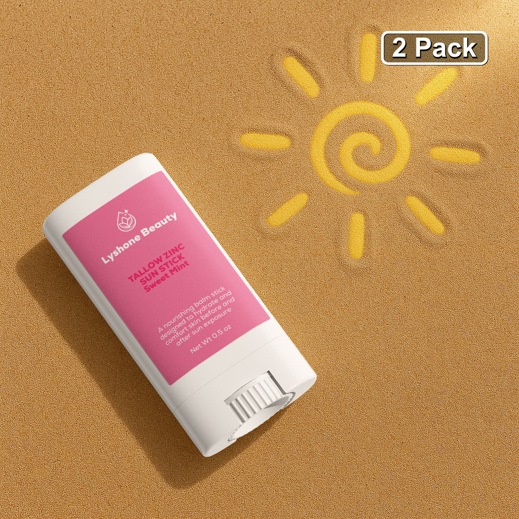2 Pack Tallow Zinc Sun Stick