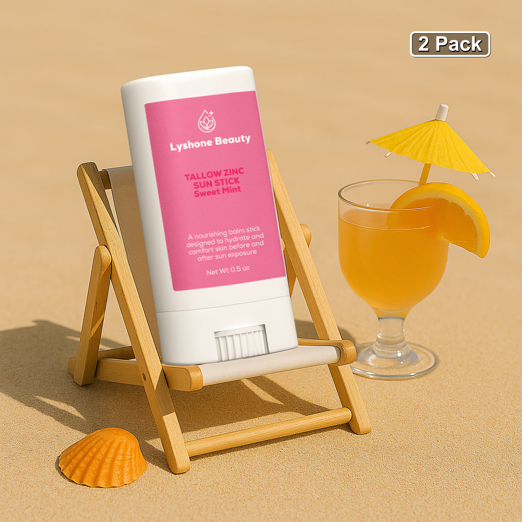 2 Pack Tallow Zinc Sun Stick