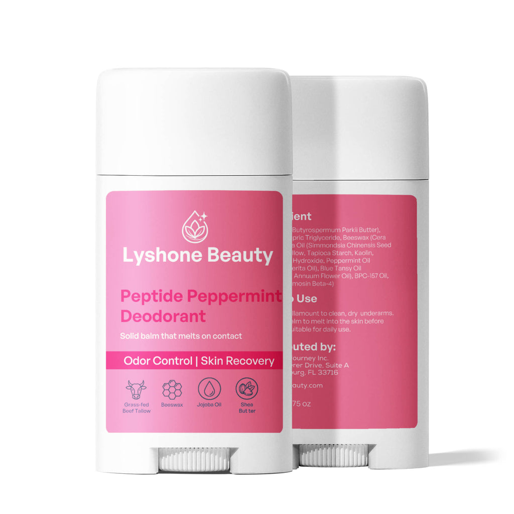 2 Pack Peptide Peppermint Deodorant