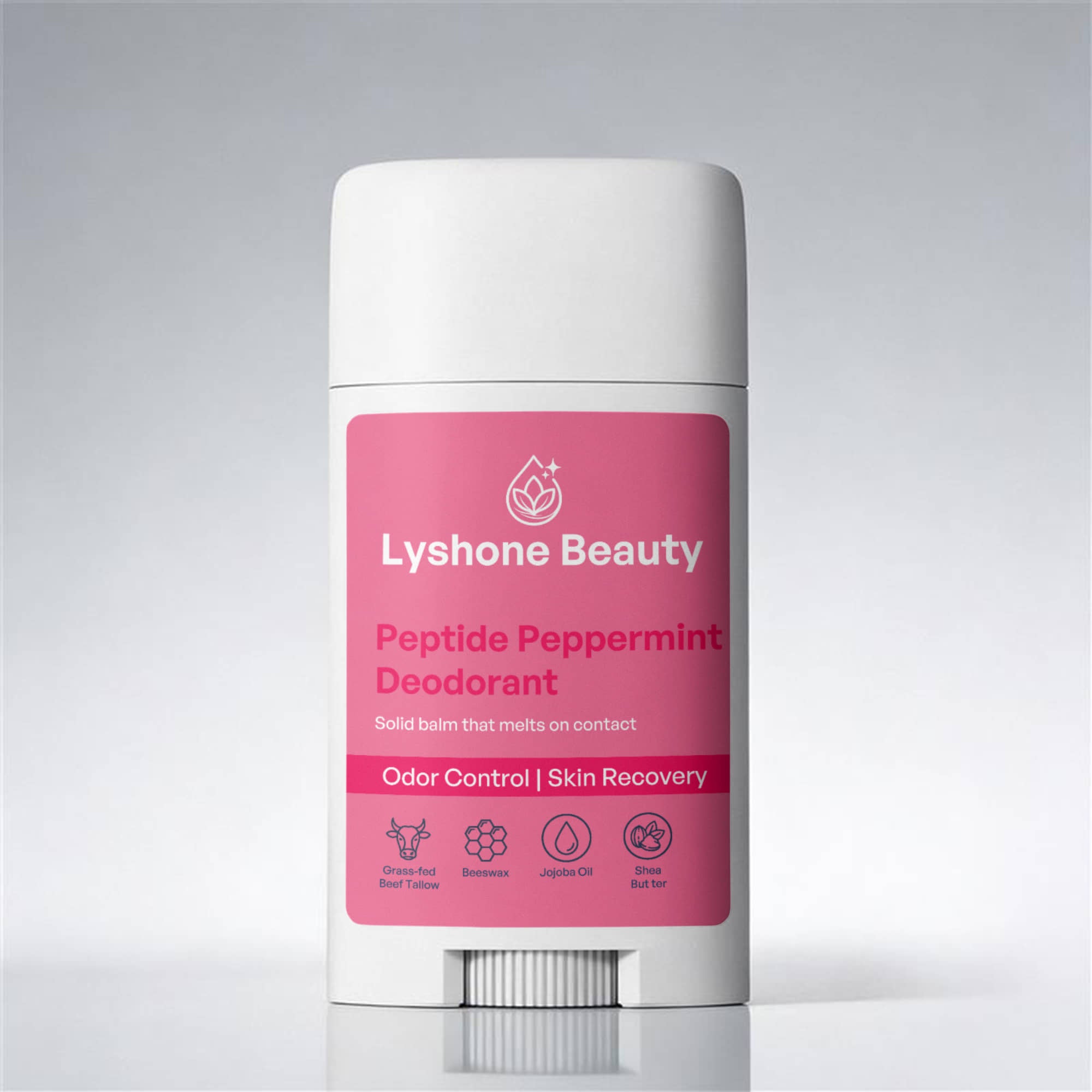 2 Pack Peptide Peppermint Deodorant