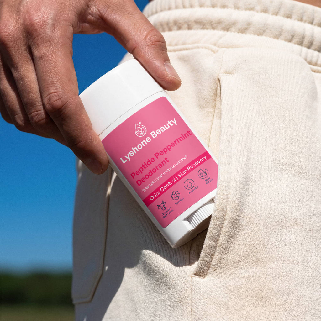 2 Pack Peptide Peppermint Deodorant
