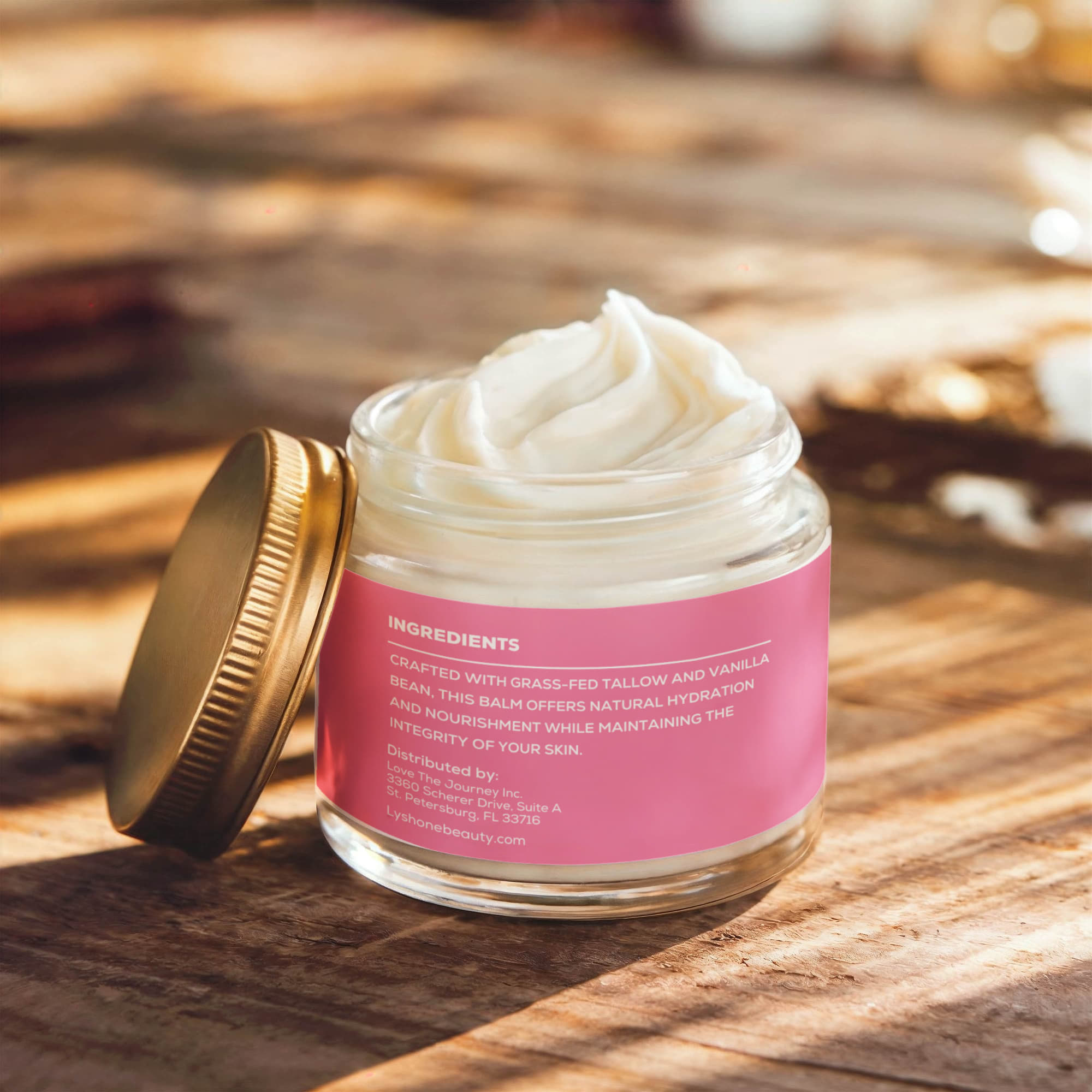 Whipped Grass-Fed Tallow Balm with Vanilla Bean