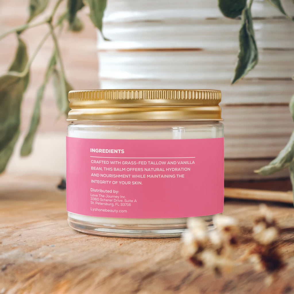 Whipped Grass-Fed Tallow Balm with Vanilla Bean