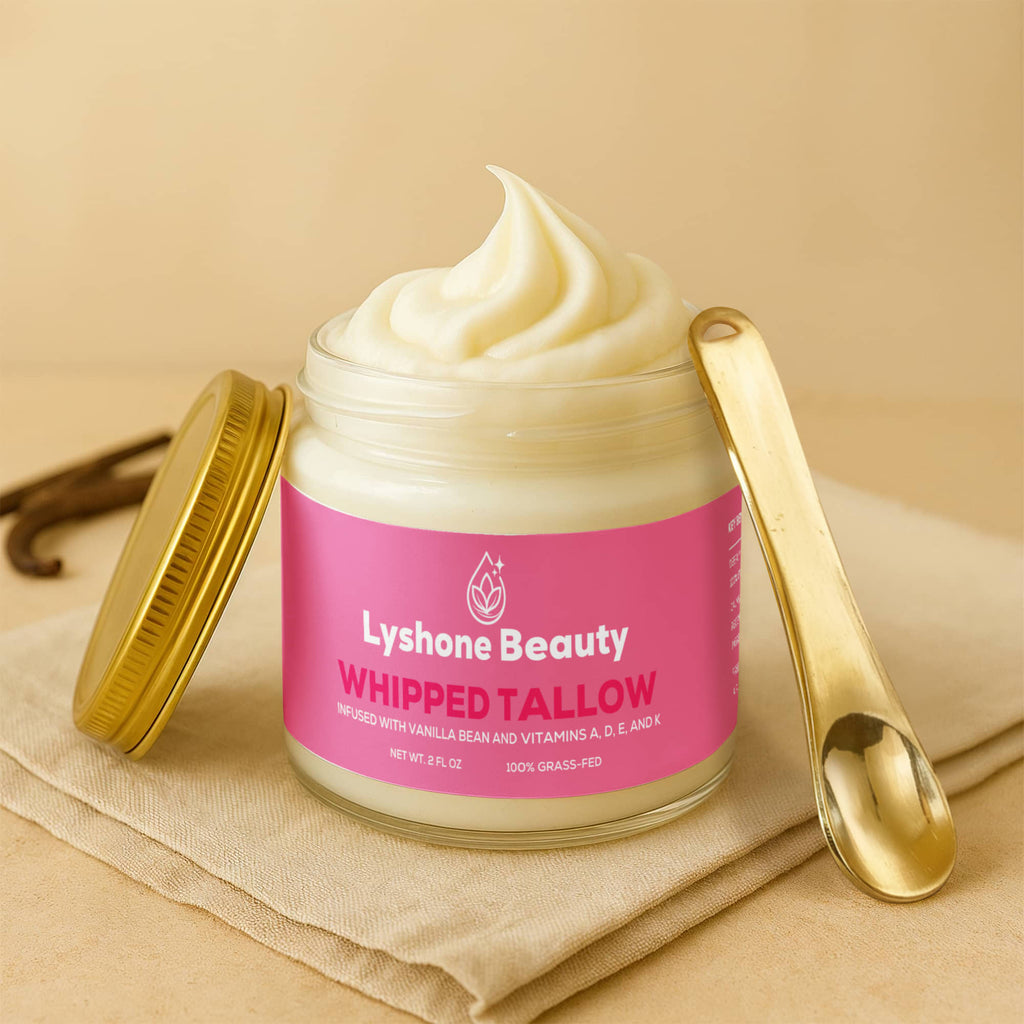 Whipped Grass-Fed Tallow Balm with Vanilla Bean